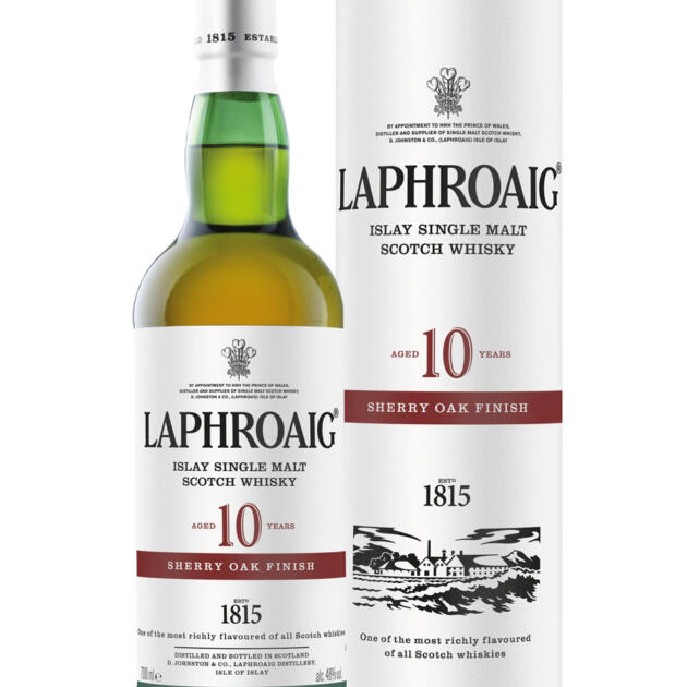 Laphroaig 10 Year Old Sherry Oak Finish Islay Single Malt Scotch Whisky 70cl