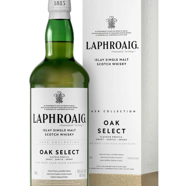 Laphroaig Oak Select Islay Single Malt Scotch Whisky 70cl
