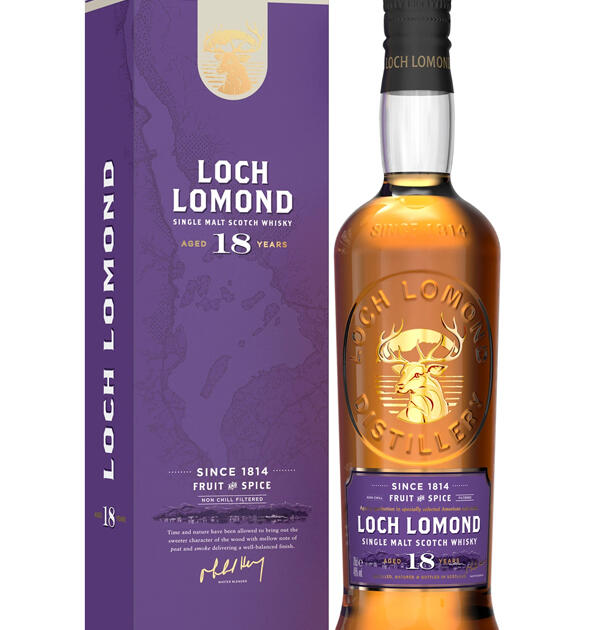 Loch Lomond 18 Year Old Highland Single Malt Scotch Whisky 70cl