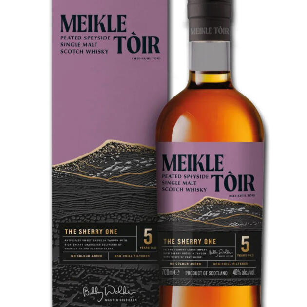 Meikle Toir The Sherry One 5 Year Old Speyside Single Malt Scotch Whisky 70cl