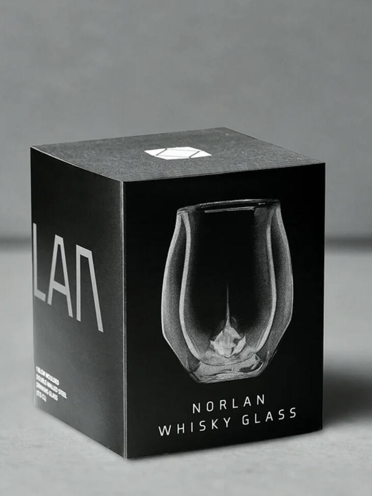 Norlan Whisky Glass Clear 175ml Gift Boxed - Image 3