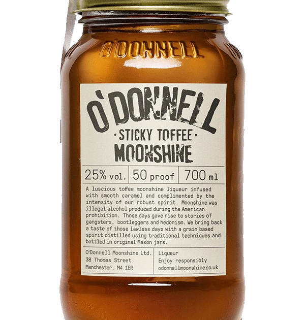 O’Donnell Sticky Toffee Moonshine 70cl