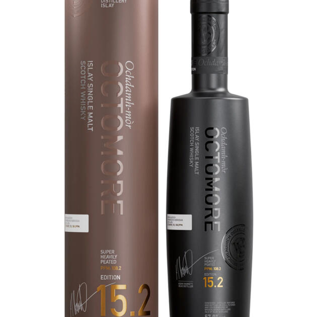 Octomore 15.2 Islay Single Malt Scotch Whisky Bruichladdich Distillery 70cl