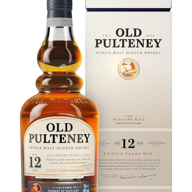 Old Pulteney 12 Year Old Highland Single Malt Scotch Whisky 70cl