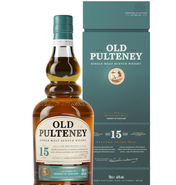 Old Pulteney 15 Year Old Highland Single Malt Scotch Whisky 70cl