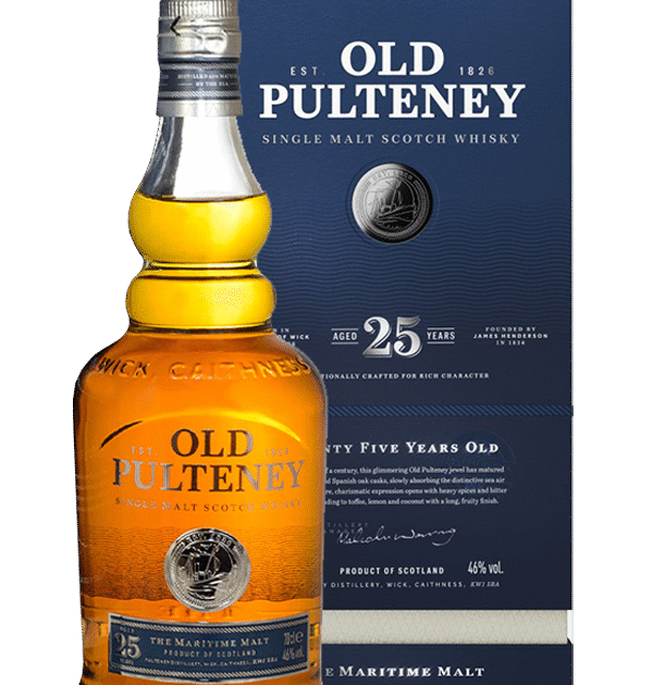 Old Pulteney 25 Year Old Highland Single Malt Scotch Whisky 70cl