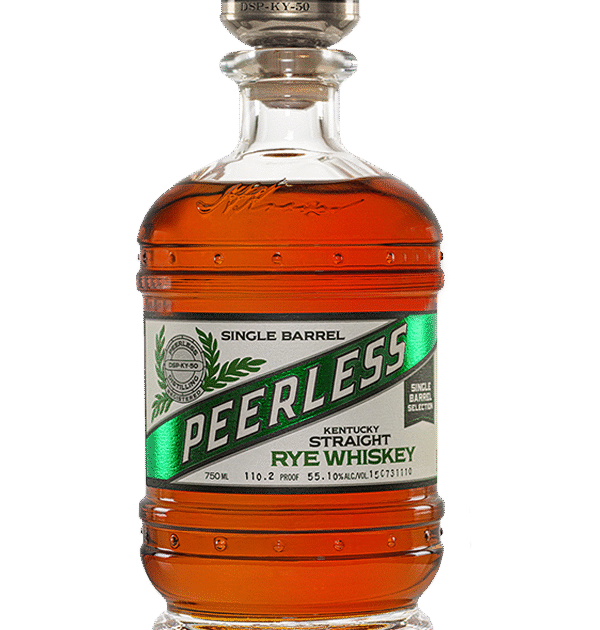 Peerless 4 Year Old Single Barrel Rye Whiskey 70cl