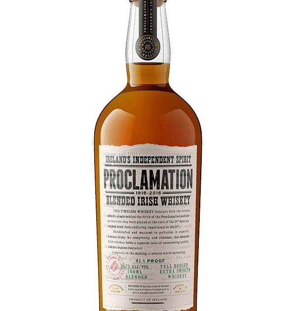 Proclamation Blended Irish Whiskey 70cl