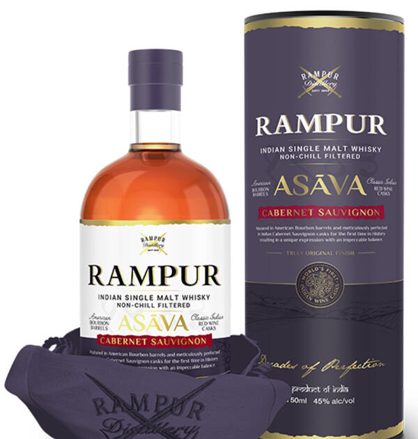 Rampur Asava Indian Single Malt Whisky 70cl