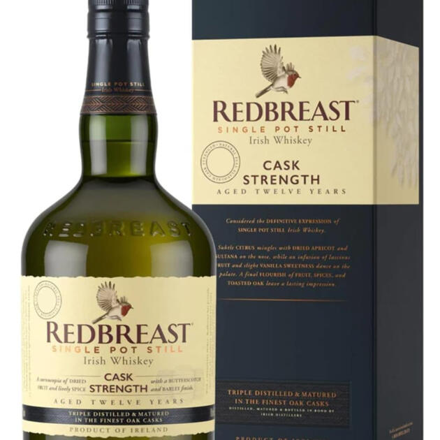 Redbreast 12 Year Old Cask Strength Batch B1/23 Single Pot Still Irish Whiskey 70cl