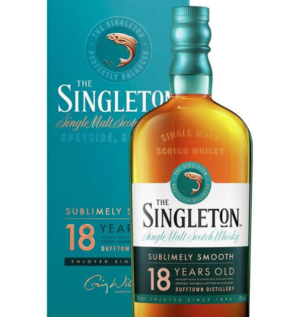 Singleton of Dufftown 18 Year Old Speyside Single Malt Scotch Whisky 70cl
