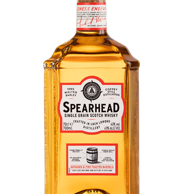 Spearhead Lowland Single Grain Scotch Whisky 70cl