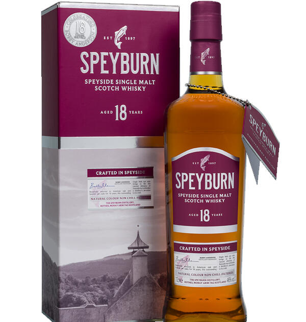 Speyburn 18 Year Old Speyside Single Malt Scotch Whisky 70cl