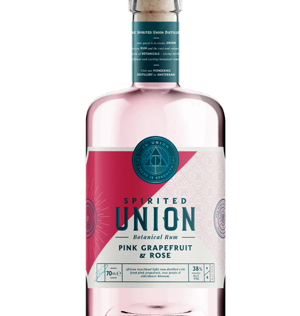 Spirited Union Pink Grapefruit and Rose Rum 70cl
