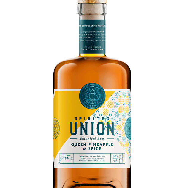 Spirited Union Queen Pineapple and Spice Rum 70cl