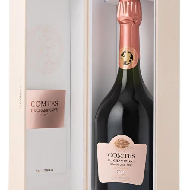 Taittinger Comtes de Champagne Rose Brut with Gift Box 2008 Vintage 75cl