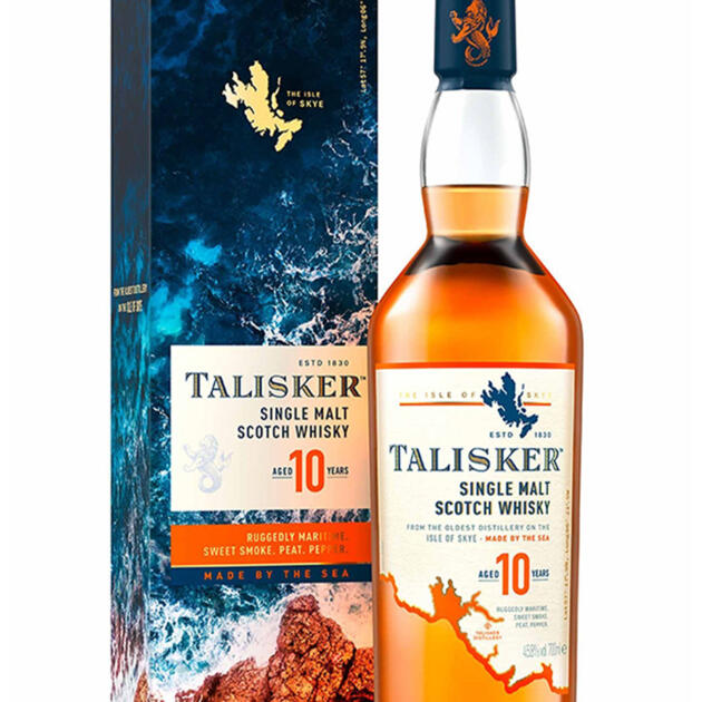 Talisker 10 Year Old Island Single Malt Scotch Whisky 70cl