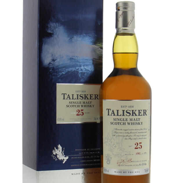Talisker 25 Year Old Island Single Malt Scotch Whisky 70cl