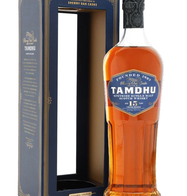 Tamdhu 15 Year Old Speyside Single Malt Scotch Whisky 70cl