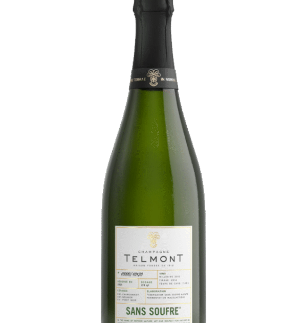 Telmont Sans Soufre 2013 Champagne 75cl