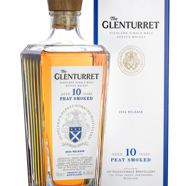 The Glenturret 10 Year Old Peat Smoke 2024 Release Highland Single Malt Scotch Whisky 70cl
