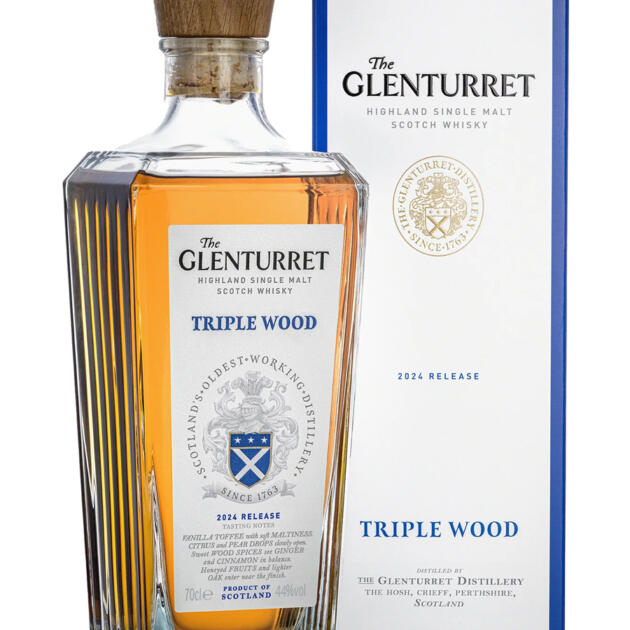 The Glenturret Triple Wood 2024 Release Highland Single Malt Scotch Whisky 70cl