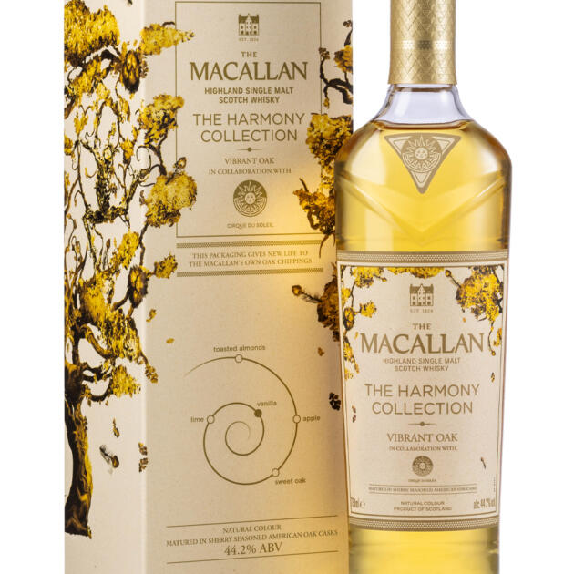 Macallan Harmony Collection Vibrant Oak Cirque du Soleil Speyside Single Malt Scotch Whisky 70cl