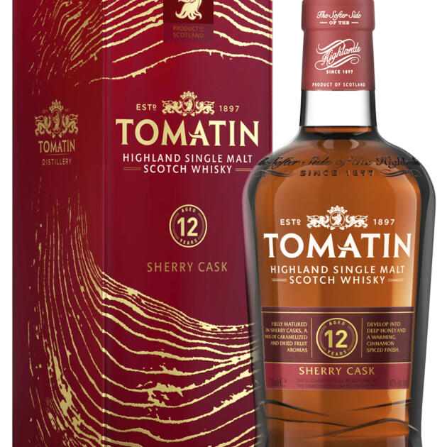 Tomatin 12 Year Old Sherry Cask Release Highland Single Malt Scotch Whisky 70cl