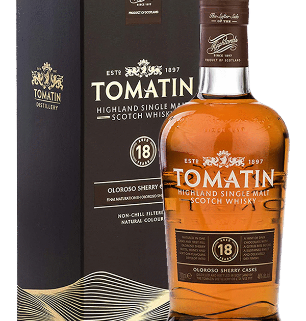 Tomatin 18 Year Old Highland Single Malt Scotch Whisky 70cl