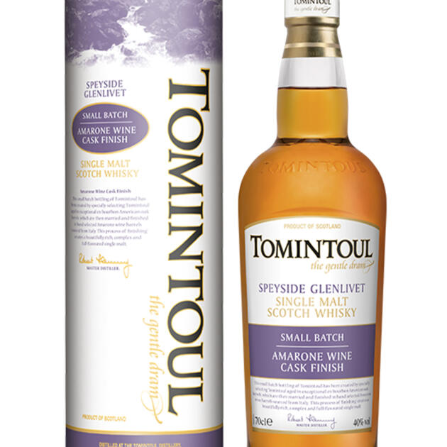 Tomintoul Small Batch Amarone Wine Cask Finish Speyside Single Malt Scotch Whisky 70cl