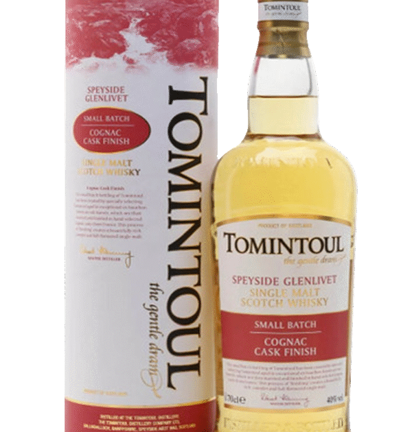 Tomintoul Small Batch Cognac Cask Finish Speyside Single Malt Scotch Whisky 70cl