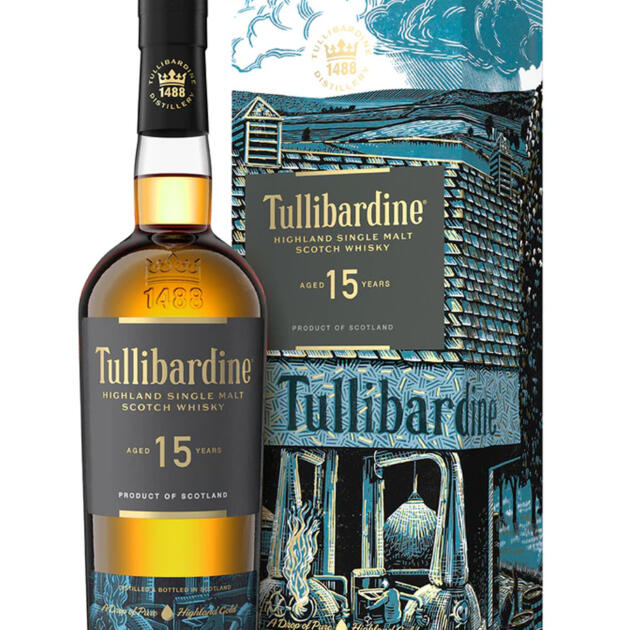 Tullibardine 15 Year Old Highland Single Malt Scotch Whisky 70cl