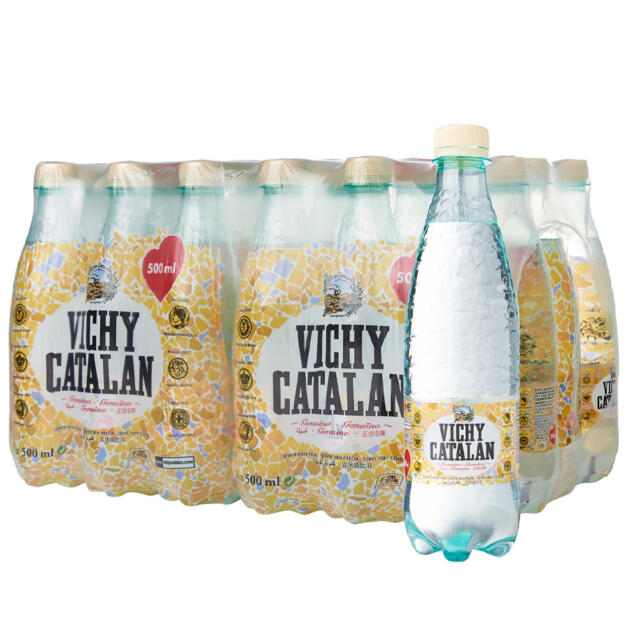 Vichy Catalan Naturally Sparkling Water Plastic Bottle x24