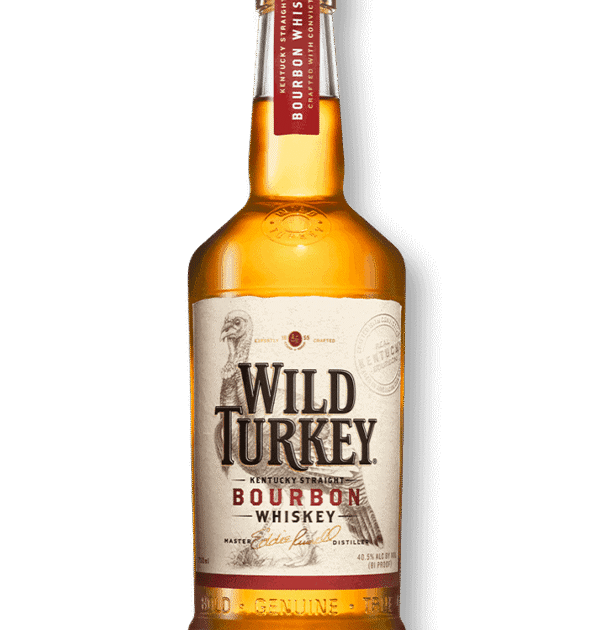 Wild Turkey 81 Proof Kentucky Straight Bourbon Whiskey 70cl