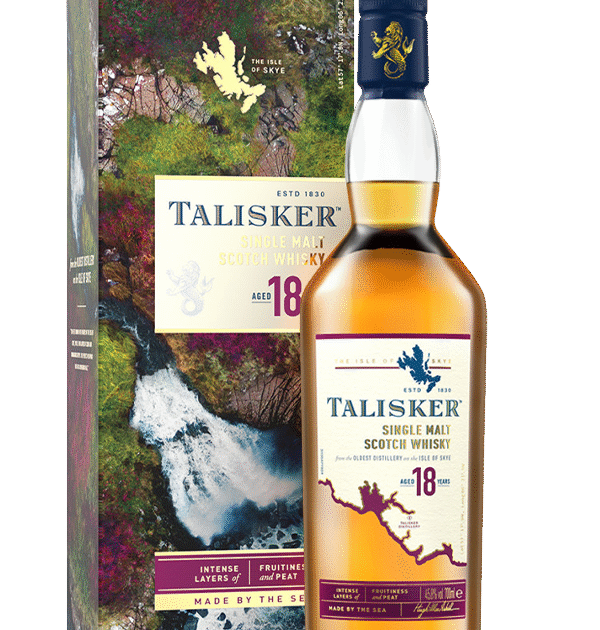 Talisker 18 Year Old Island Single Malt Scotch Whisky 70cl